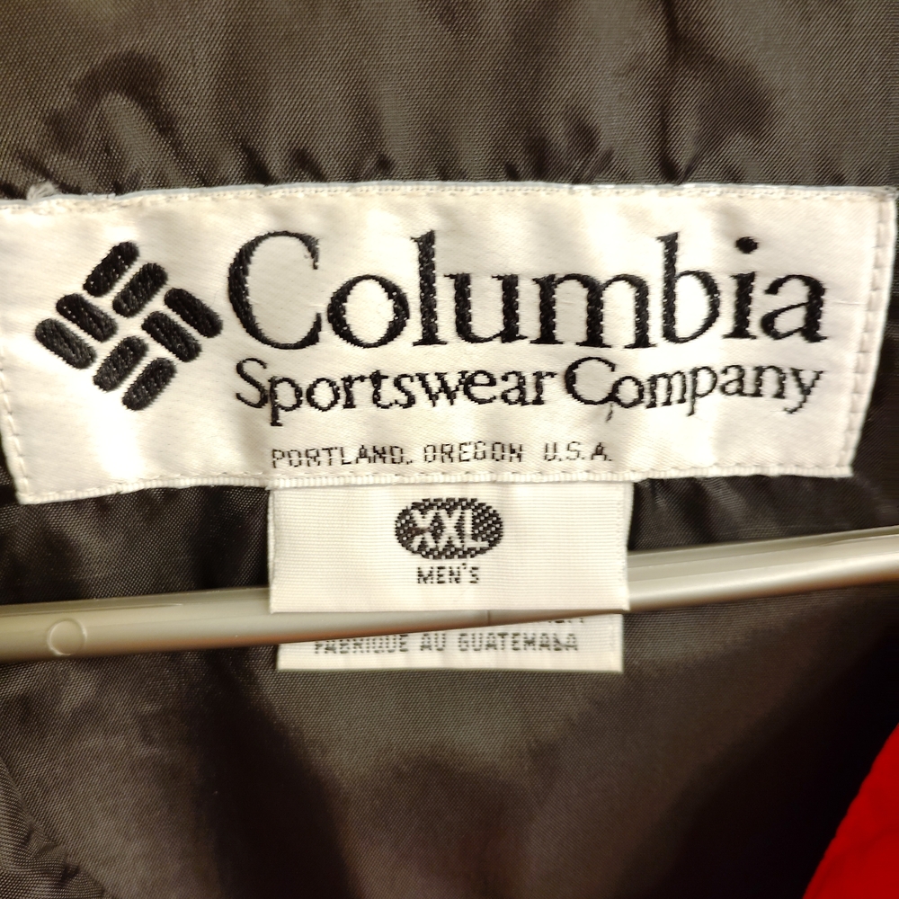 Columbia Men's Performance Jacket in Gray and Red - Picture 2 of 5